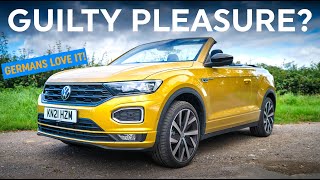 2021 VW TRoc Cabriolet review feat Rachael Hogg – does the world really need a convertible SUV [upl. by Lirret]