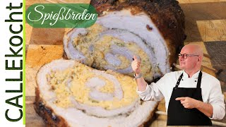 Rollbraten im Backofen selber machen Omas Rezept mit super Kruste [upl. by Goddart]