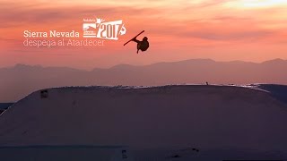 Sierra Nevada 2017 despega sobre el atardecer de Granada [upl. by Aihgn]