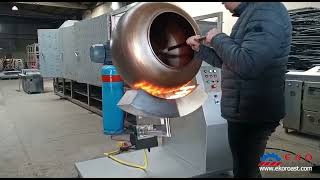 Panning machine caramelised hazelnut [upl. by Norre190]