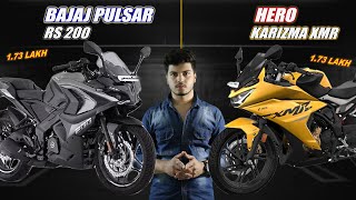 Hero Karizma XMR VS Bajaj Pulsar RS 200  Detailed Comparision [upl. by Felisha]