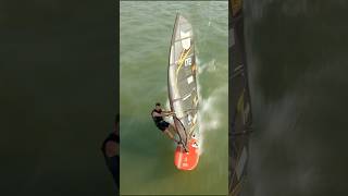 Full throttle on the fin🚀 windsurfing [upl. by Cerf378]