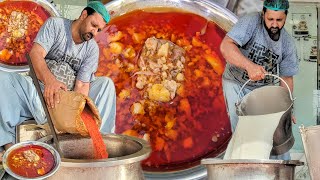 PAKISTANI MOST FAMOUS amp VIRAL JAVED NIHARI  ULTIMATE STREET FOOD NIHARI COMPLETE RECIPE [upl. by Arabrab508]