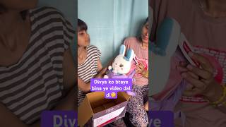 Divya ko puchhe bina video dal ab kya hoga  What can I put in a birthday gift box shorts gift [upl. by Ardnosac]