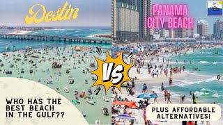 Who has the BEST beach in the Gulf Destin vs Panama City Beach… [upl. by Ahsiat]