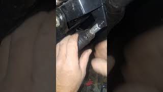 Can Am Maverick X3 Tilt Steering Shock Replacement hackmechanic automobile replace repair howto [upl. by Etem436]