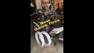 NEW QUICK TIRES 9080  808014  MIO I125 [upl. by Pavla]