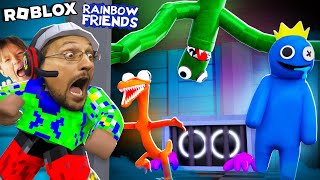 Roblox Rainbow Friends are NOT our Friends 🌈💀 FGTeeV Gameplay w Drizz [upl. by Irap]