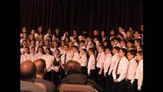 And We Sing Gloria by Ronkonkoma Middle School Choir [upl. by Neeham]