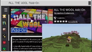 Minecraft PS5 AddOn Showcase ALL THE WOOL [upl. by Ayyidas598]