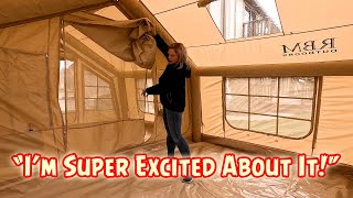 Luxury Giant Inflatable Tent Koala 7 by RBM Outdoors  Review by Dirty Jak amp The Dusty Bean [upl. by Naresh812]