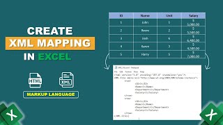 How to Create XML Mapping in Excel [upl. by Omura83]