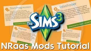 NEW EASY Introduction to Sims 3 NRaas Mods Tutorial For Beginners [upl. by Maddy]