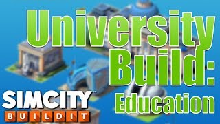 SimCity Buildit  University Build Education Specialization [upl. by Lenra]