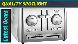 Cuisinart 4Slice Custom Select Toaster Best Affordable Toaster for Even Toasting [upl. by Shaina]