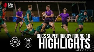 BUCS Super Rugby Highlights  Leeds Beckett vs Swansea [upl. by Shewmaker]