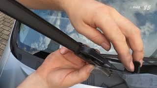 REFILL WIPER BLADE amp SAVE  HOW TO REPLACE RUBBER BOSCHAEROTWIN amp HYBROX REPLACEMENTCARSampTRUCKS [upl. by Aerdnua]