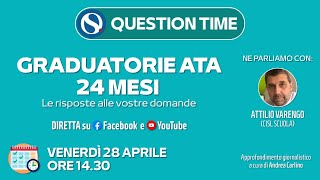 Graduatorie Ata 24 mesi le risposte ai vostri quesiti tutto quello che cè da sapere [upl. by Nessim562]