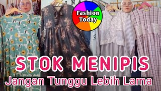 Gamis midi Dress pakaian wanita kekinian Gaya tetap Keren modestfashion [upl. by Reivax]