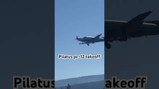 Pilatus pc12 takeoff [upl. by Deegan]