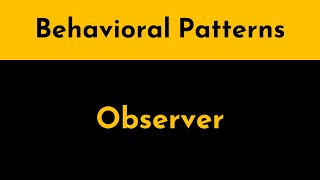 The Observer Pattern Explained and Implemented in Java  Behavioral Design Patterns  Geekific [upl. by Anilasor]