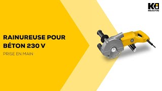 Comment utiliser la Rainureuse pour béton 230 V   Kiloutou [upl. by Einreb]