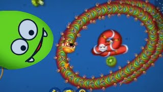 wormate io zone gameplay  worms Zone  Snake Game Saamp Wala Game Worms Zone Snake [upl. by Eseilanna]