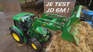 😎AVIS JE teste le JOHN DEERE 6100M à la FERME  🐄 [upl. by Spurgeon]