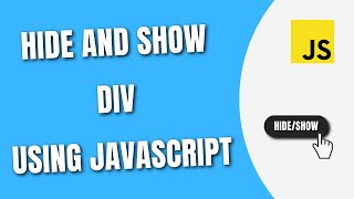 Hide and Show div using JavaScript  On Click Hide and Show Div HowToCodeSchoolcom [upl. by Rainer]