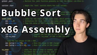 Bubble sort in Assembly  Tutorial for beginners [upl. by Aracot804]