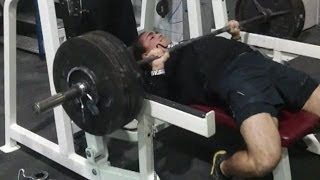 NEW PR Omar Isuf 325lb Pause Bench Press  180lbs [upl. by Mattah]