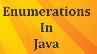 Java Tutorial  26  Enumerations in Java  Enums in Java  Java Beginners Tutorials by Java9s [upl. by Ococ]