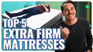 Best Extra Firm Mattress  Top 4 Beds For Support 2024 [upl. by La779]