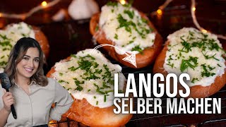 LANGOS WIE VOM WEIHNACHTSMARKT Super lecker amp einfach [upl. by Kirchner]