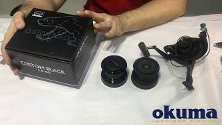 Разборка катушки Okuma Custom Black CB 80 [upl. by Isis]