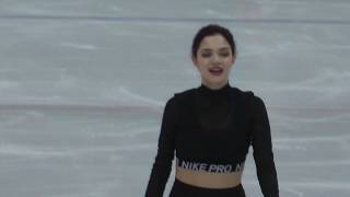 Евгения Медведева ПП Контрольные прокаты 20192020 Evgenia Medvedeva FP Open Skates [upl. by Aysa873]