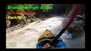 Brandenberger Arche Pinegger Strecke DACH Meetup Packraft Alpaka Currentraft [upl. by Swane811]