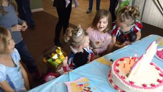 Snow White amp Cydney’s 3rd Birthday Party Final Video SINGING Video 77 [upl. by Forlini]