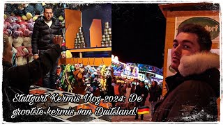 Stuttgart kermis vlog 2024 De grootste kermis van Duitsland🇩🇪✨ [upl. by Aihseit]