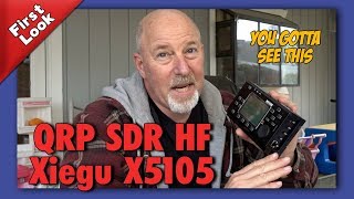 Xiegu X5105 QRP HF SDR Radio  K6UDA Radio [upl. by Sonaj]