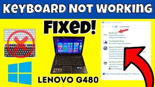 Lenovo G480 Keyboard Not Working  keyboard keys working as shortcuts [upl. by Yemar]