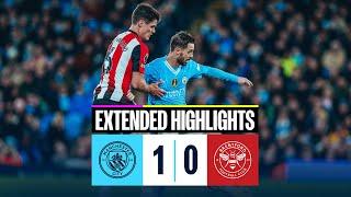 EXTENDED HIGHLIGHTS  Man City 1  0 Brentford  Haaland strike gives City a big THREE POINTS [upl. by Danzig580]