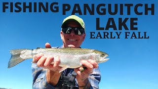 Fishing Panguitch Lake Early Fall Action Mid October Utah [upl. by Ailiec58]