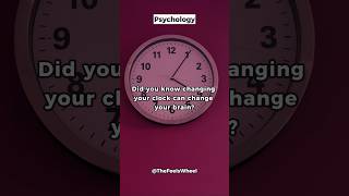 Psychology Fact Time Changes Mess With Your Brain 🧠⏰ psychologyfacts [upl. by Oler]