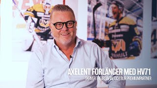 Axelent förlänger med HV71 och blir premiumpartner [upl. by Haeluj]