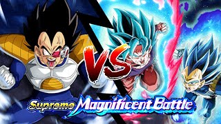 VEGETA VS SUPREME MAGNIFICENT BATTLE SSBE VEGETA DBZ DOKKAN BATTLE [upl. by Nurat]