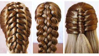 Last Minute Easy Festive Hairstyles for Any Hair Length 😍 Coiffures Simples [upl. by Nylhsoj]