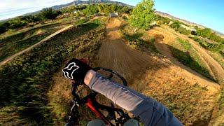 Valmont Bike Park Boulder CO  Large Slopestyle Line Both options [upl. by Ameerak]