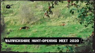 Warwickshire Hunt  Opening meet 2020 [upl. by Yzmar971]