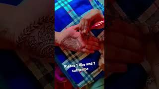 New styles mehndi 🙏 1 like and subscribe [upl. by Casavant938]